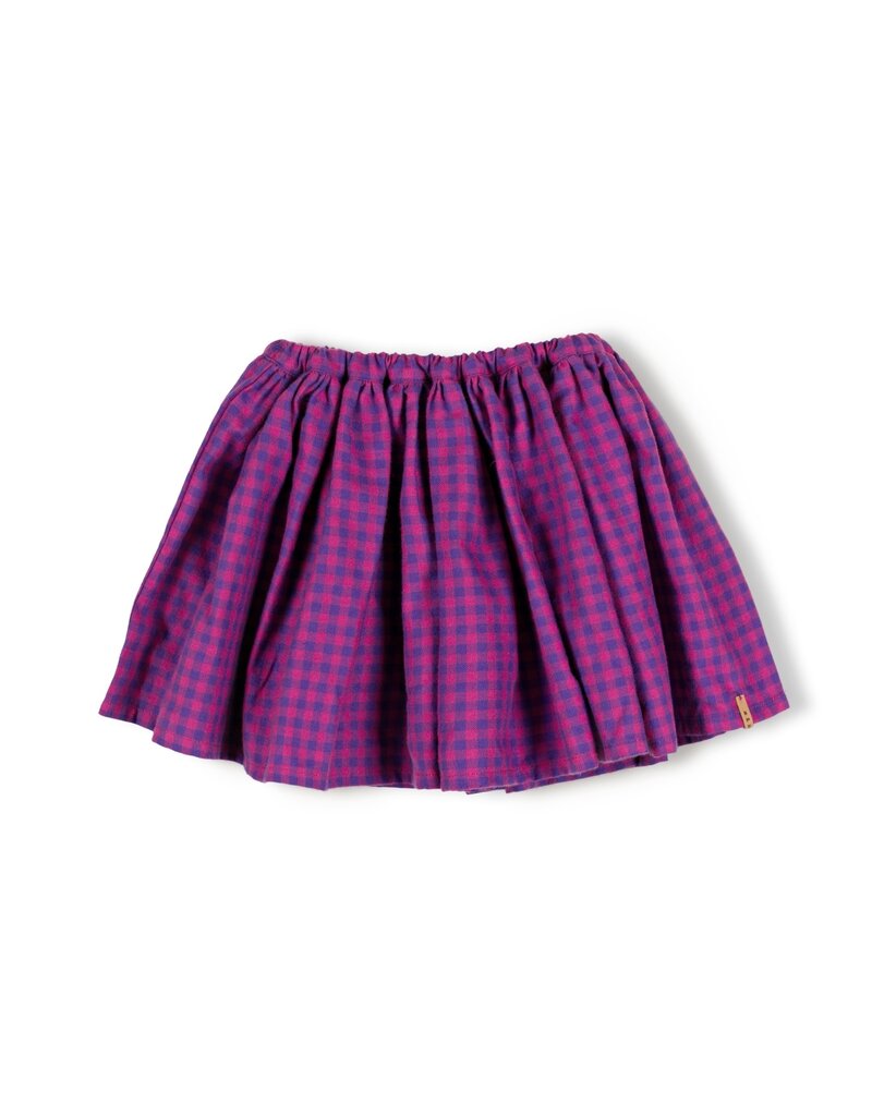Nixnut Tos skirt Blueberry Checkered