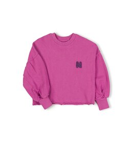 Nixnut Split sweater plum