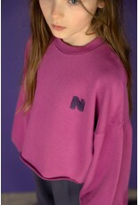 Nixnut Split sweater plum