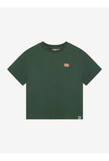 Daily Seven Oversized T-shirt Backprint Jungle Green