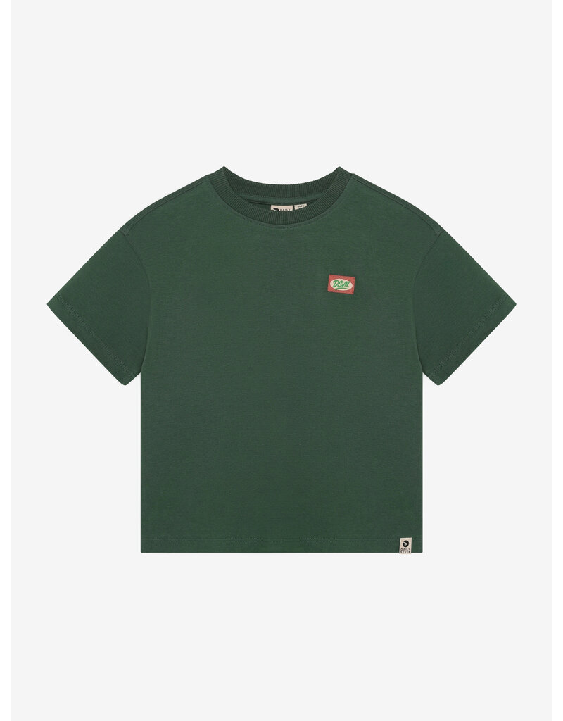 Daily Seven Oversized T-shirt Backprint Jungle Green