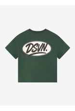 Daily Seven Oversized T-shirt Backprint Jungle Green