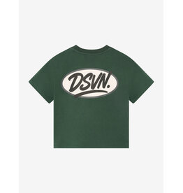 Daily Seven Oversized T-shirt Backprint Jungle Green