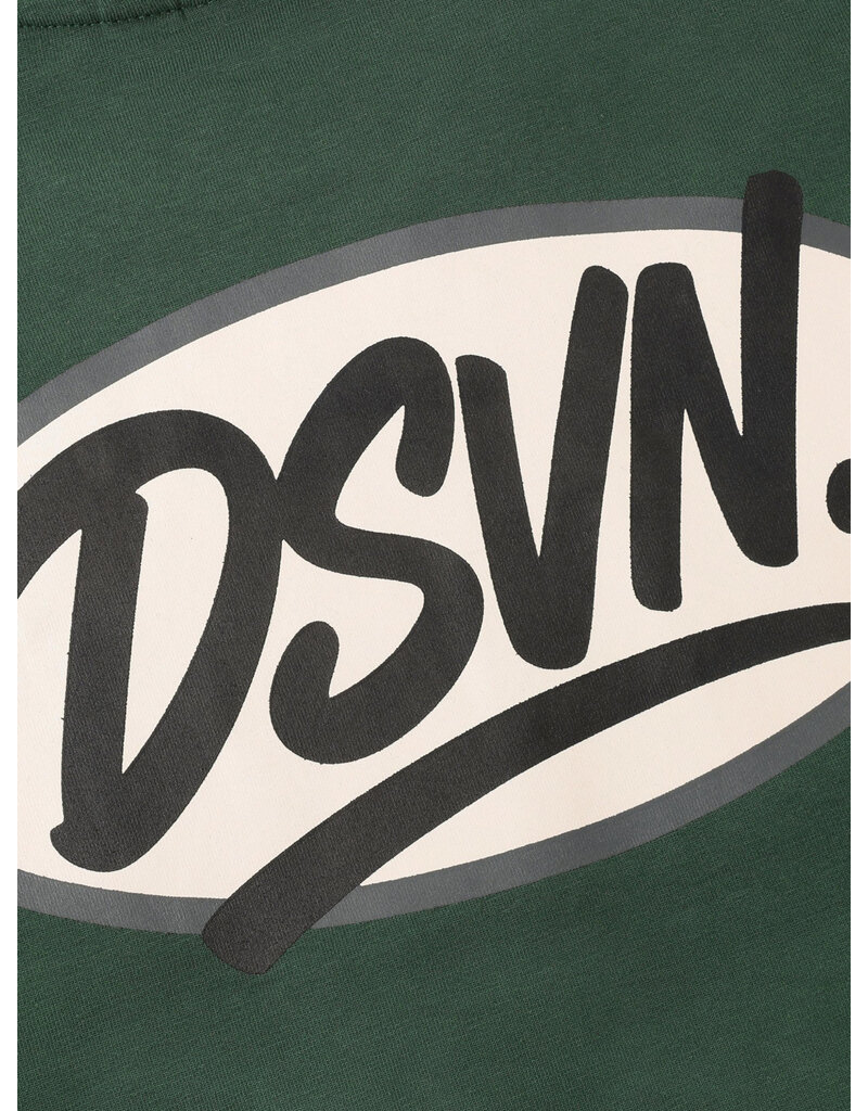 Daily Seven Oversized T-shirt Backprint Jungle Green