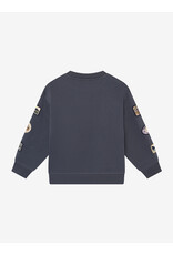 Daily Seven Oversized Sweater Badges Odyssey Gray