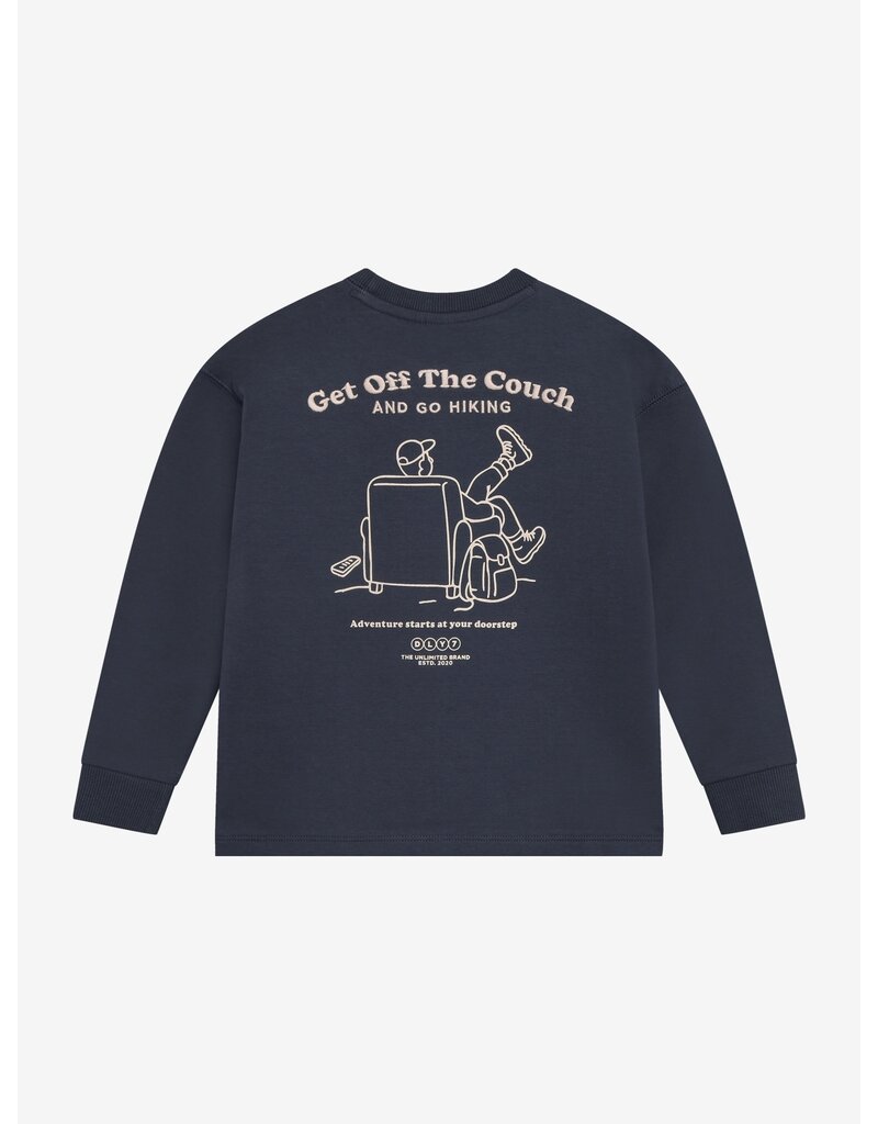 Daily Seven T-shirt Longsleeve Backprint Odyssey Gray