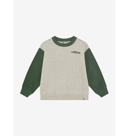 Daily Seven Oversized Sweater Print Natural Melange