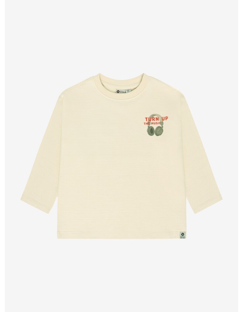 Daily Seven T-shirt Longsleeve Backprint Sandshell