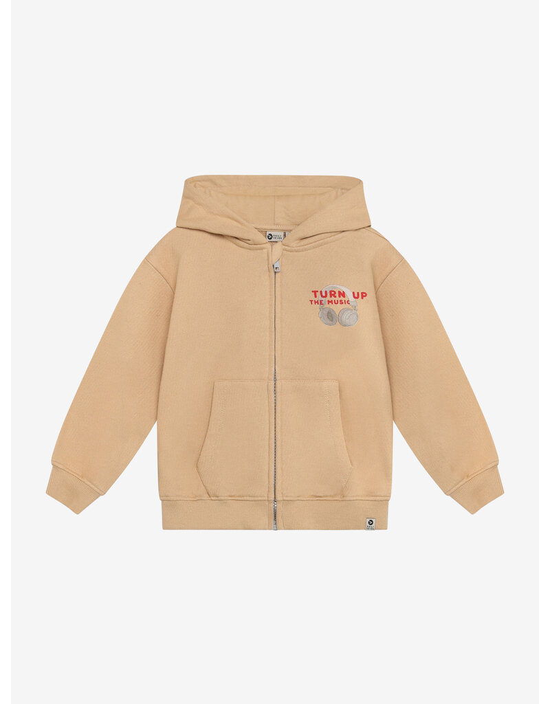 Daily Seven Hoodie Zipperjacket Backprint Ginger Root 