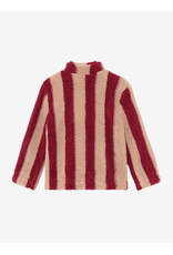 Daily Seven Teddy Jacket Striped Rythmic Red 