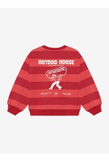 Daily Seven Oversized Sweater Big Stripe Rythmic Red