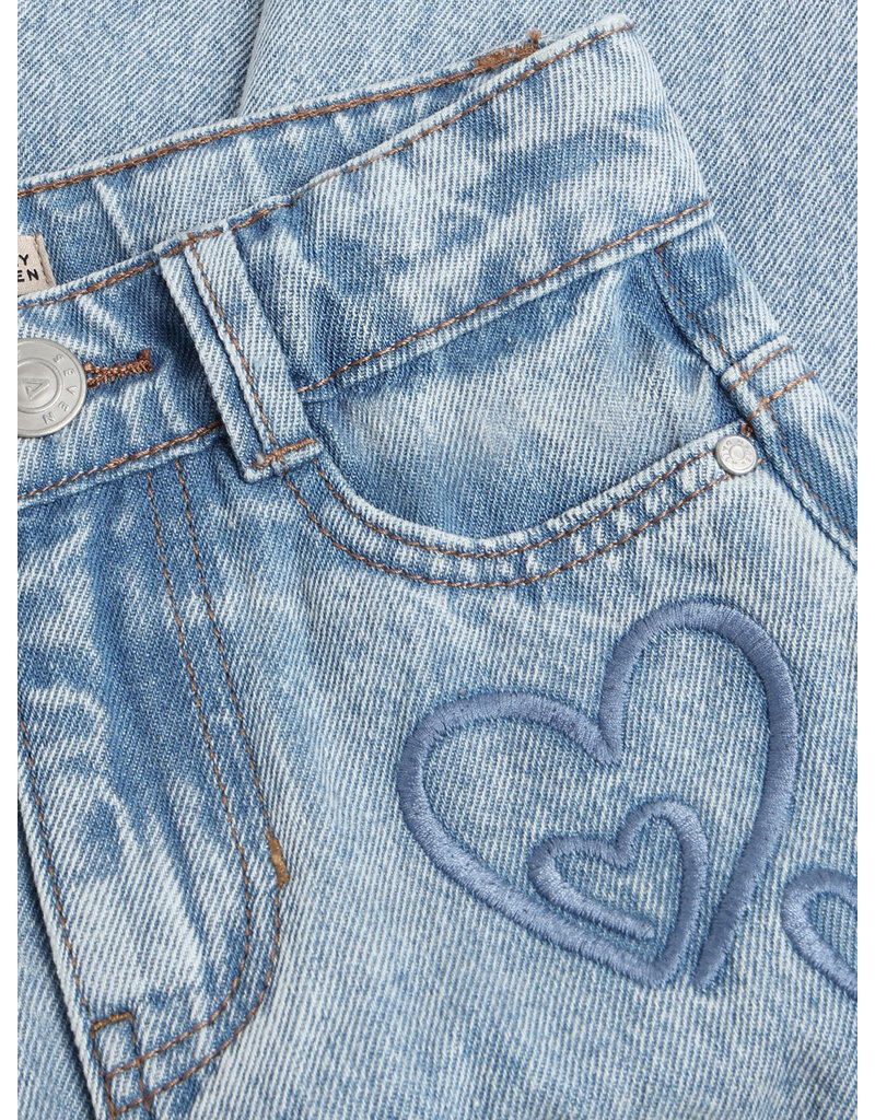Daily Seven Denim Mom Fit Heart Medium Denim
