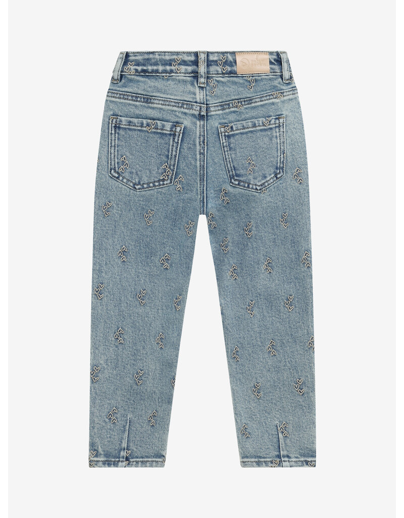 Daily Seven Denim Mom Fit Embroidery Used Medium Denim AW26