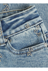 Daily Seven Denim Mom Fit Embroidery Used Medium Denim AW26