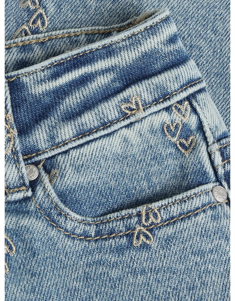 Daily Seven Denim Mom Fit Embroidery Used Medium Denim AW26