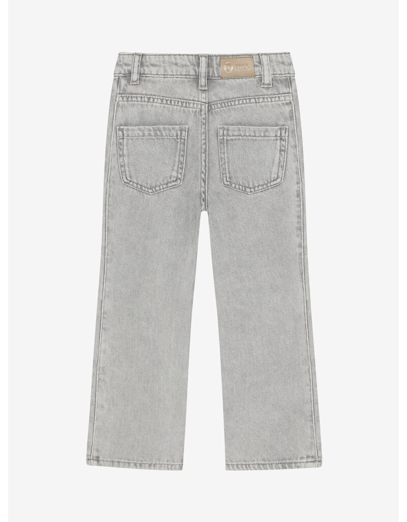 Daily Seven Denim Wide Fit Embossing Light Grey Denim