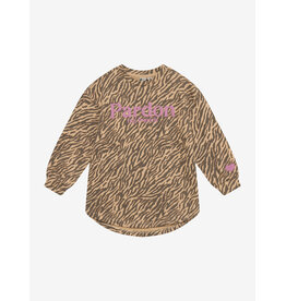 Daily Seven Sweat Dress Longsleeve Animal Ginger Root