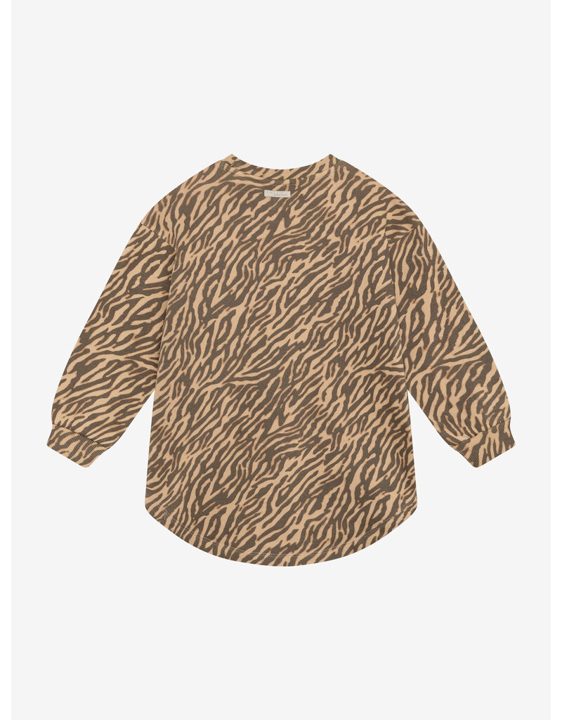 Daily Seven Sweat Dress Longsleeve Animal Ginger Root