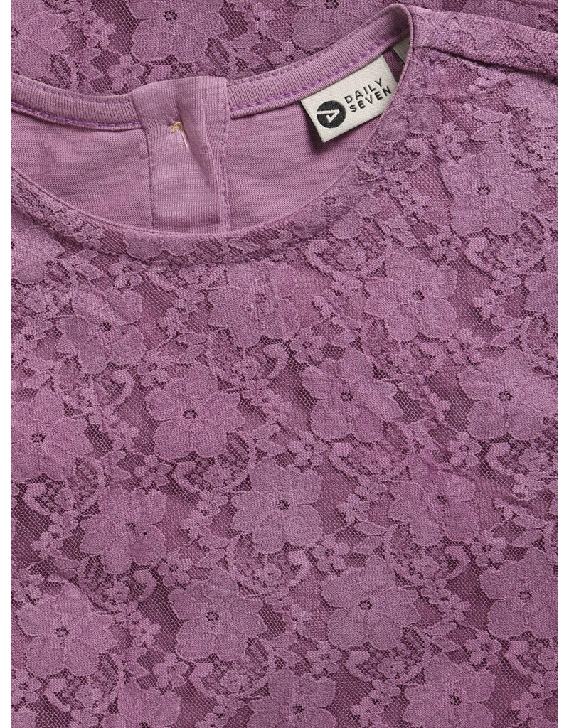 Daily Seven T-shirt Longsleeve Lace Valerian