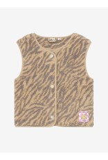Daily Seven Teddy Gilet Animal Ginger Root