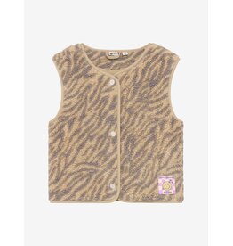 Daily Seven Teddy Gilet Animal Ginger Root