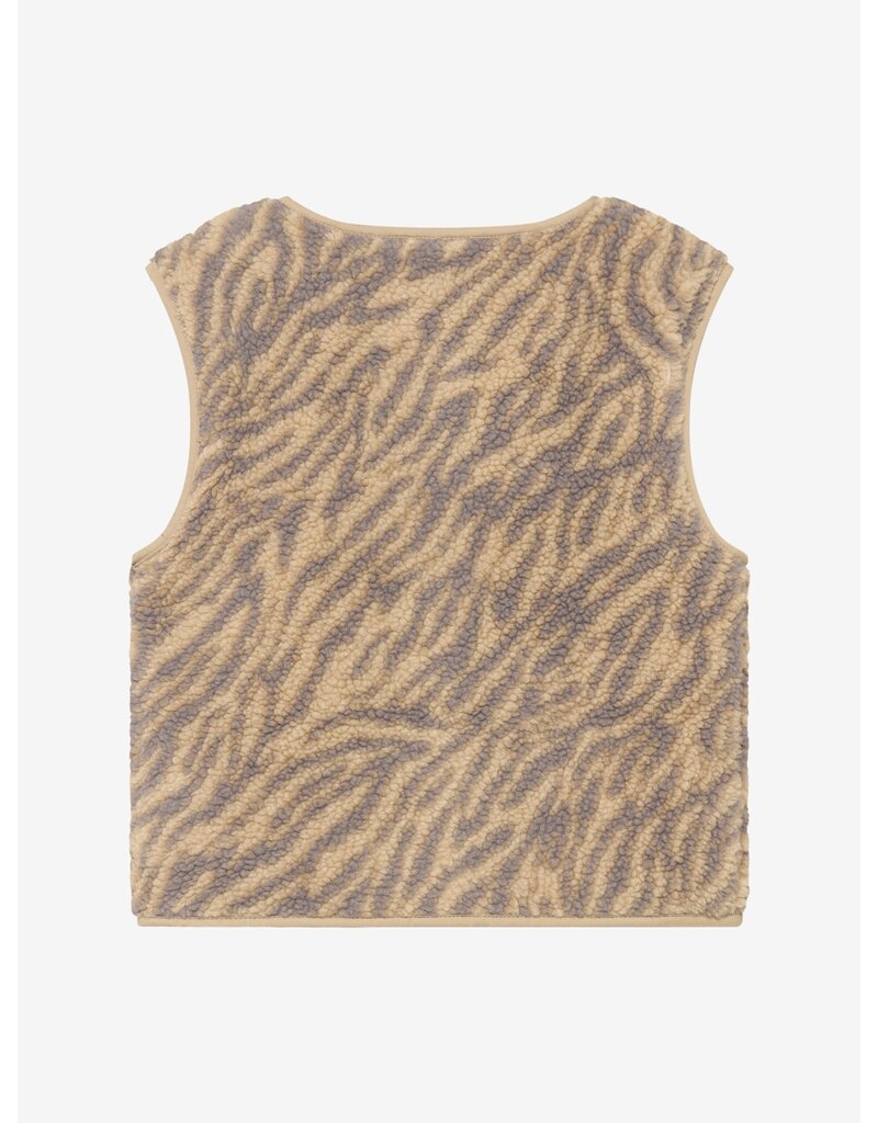 Daily Seven Teddy Gilet Animal Ginger Root