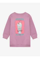 Daily Seven Sweat Dress Longsleeve Print Valerian