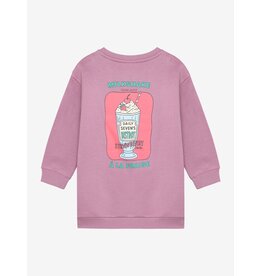 Daily Seven Sweat Dress Longsleeve Print Valerian