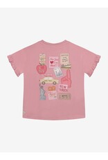Daily Seven T-shirt Backprint Lilas