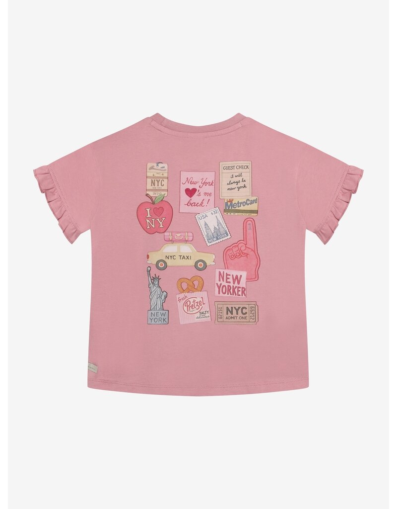 Daily Seven T-shirt Backprint Lilas