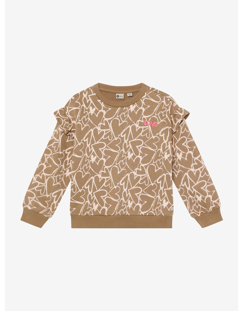 Daily Seven Sweater Allover Print Affogat