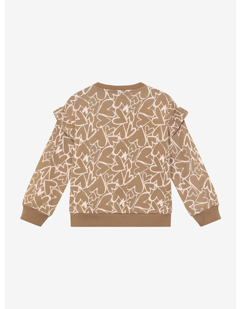 Daily Seven Sweater Allover Print Affogat