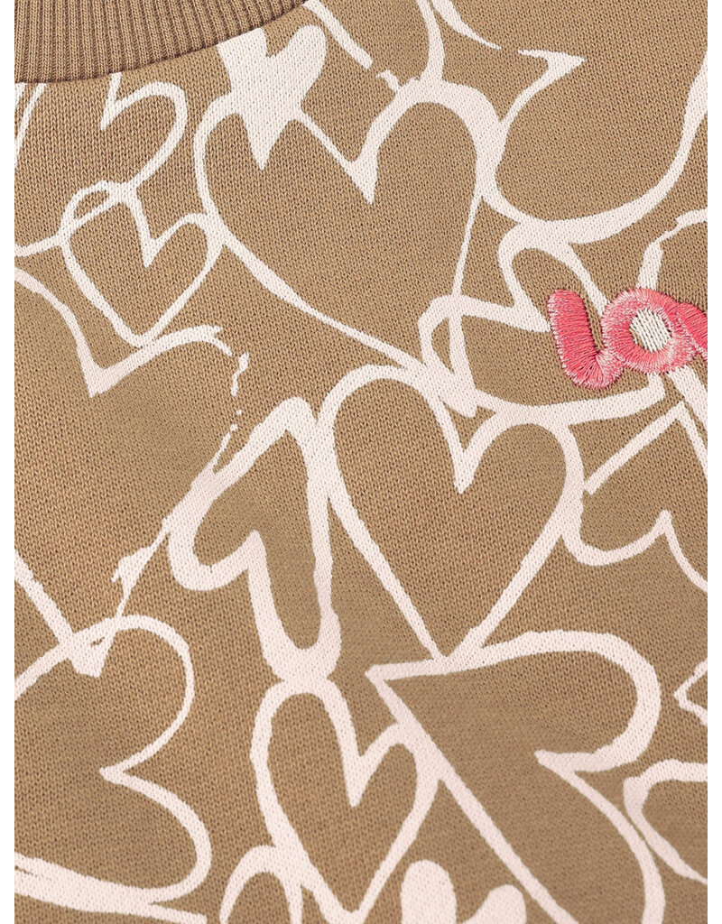 Daily Seven Sweater Allover Print Affogat