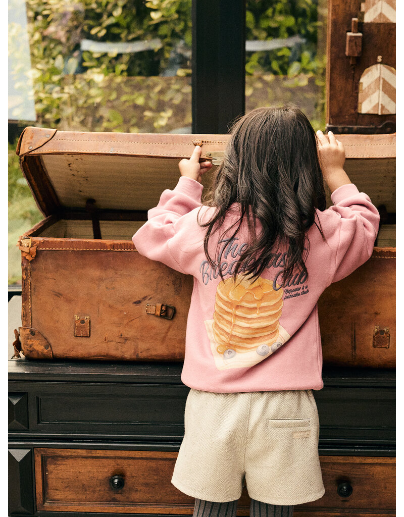 Daily Seven Sweater Backprint Lilas