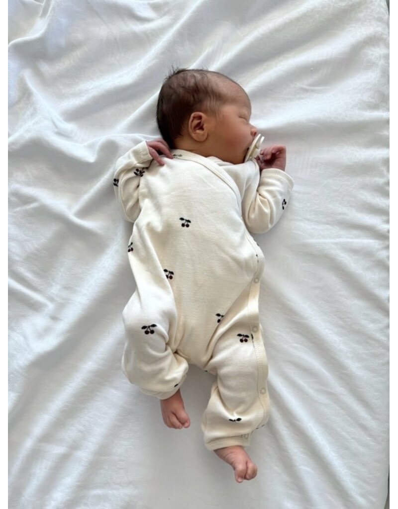 Konges Sløjd Newborn Onesie Cherry