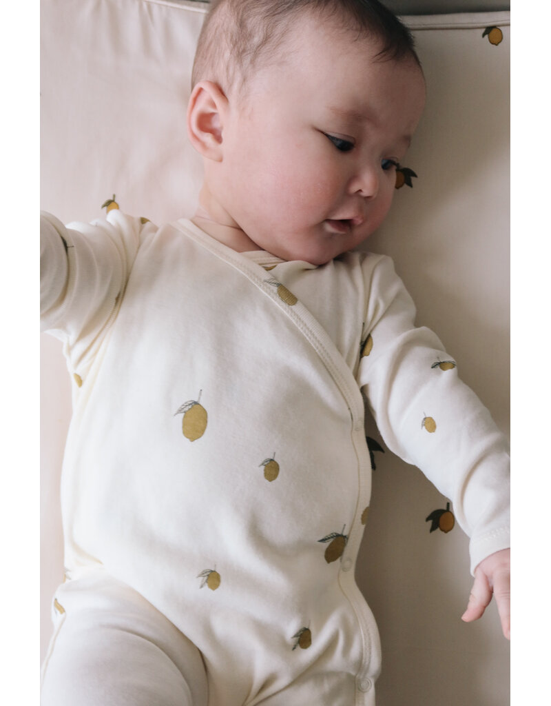 Konges Sløjd Newborn Onesie Lemon