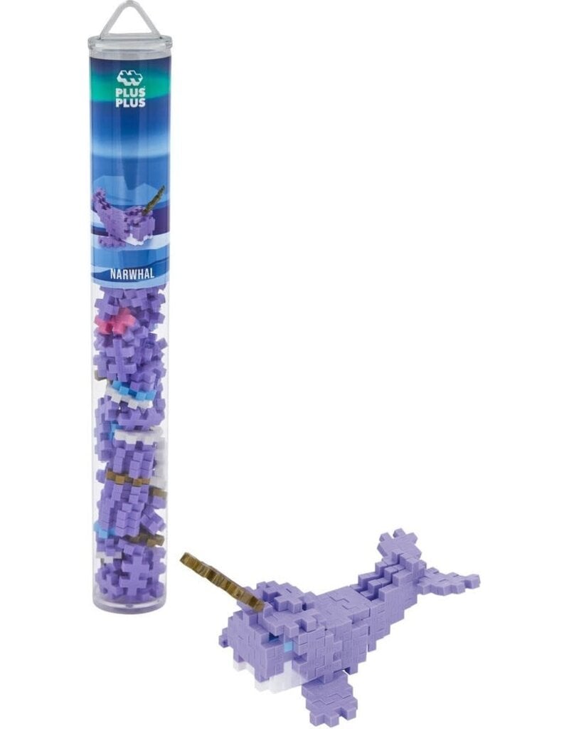 Plus Plus Tube Narwhal 100 Stuks