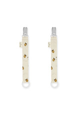 Konges Sløjd 2 Pack Pacifier Strap Lemon