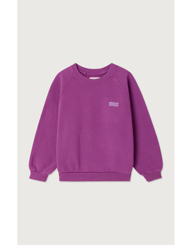 American Vintage Izubird Sweater Jus De Raisin Vintage