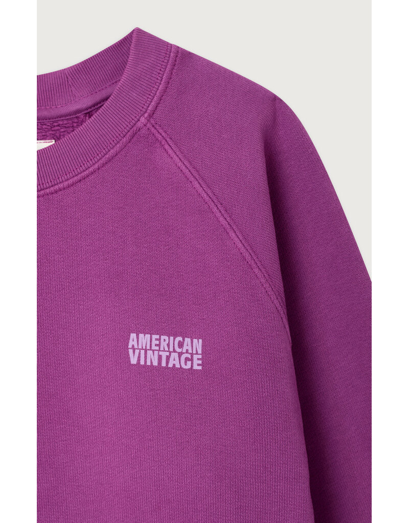 American Vintage Izubird Sweater Jus De Raisin Vintage
