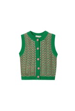 Goldie + Ace Sweet Heart Button Up Knit