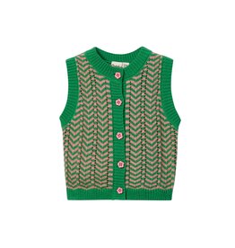 Goldie + Ace Sweet Heart Button Up Knit