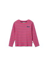 Goldie + Ace Pink Stripe Rib Top