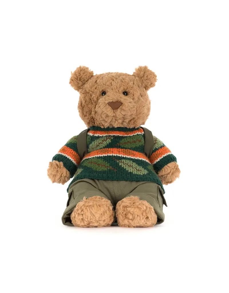 Jellycat Bartholomew Bear Hiking Outfit