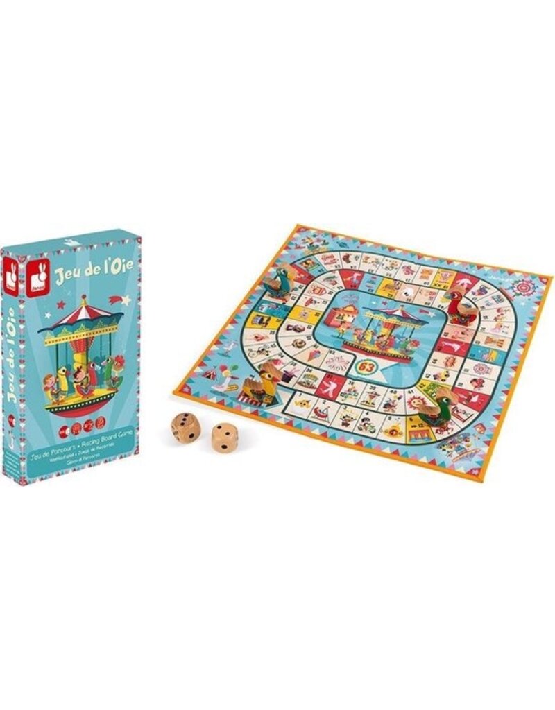 Janod Carrousel Ganzenbord