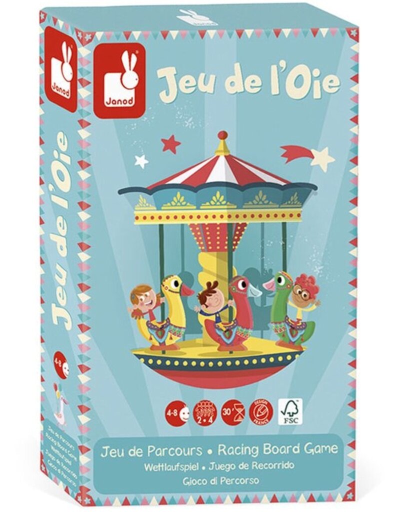 Janod Carrousel Ganzenbord