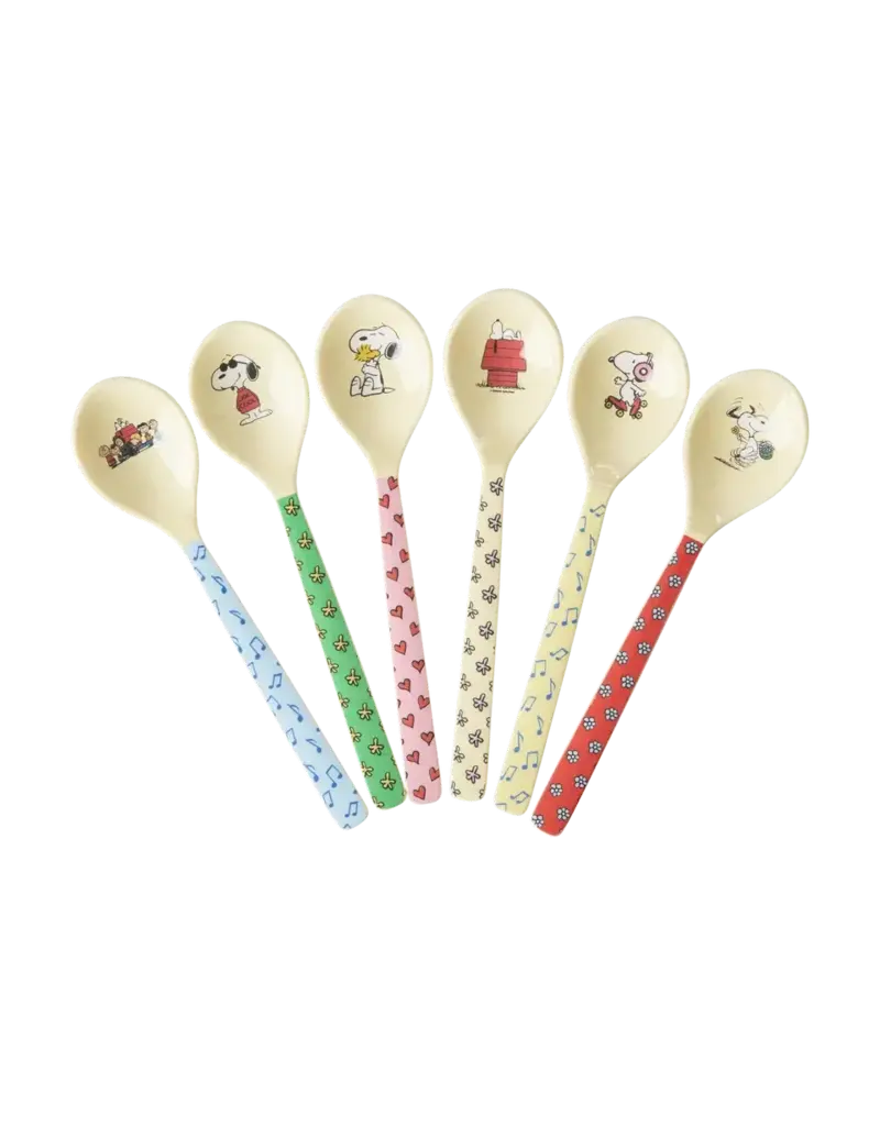 Rice Melamine Teaspoon Snoopy Prints