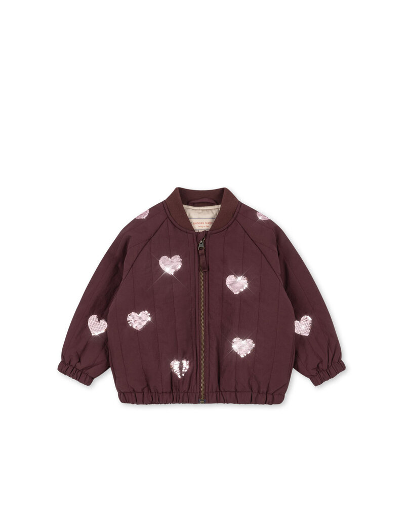 Konges Sløjd Juno Sequin Bomber Jacket Decadent Chocolate