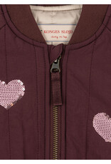 Konges Sløjd Juno Sequin Bomber Jacket Decadent Chocolate