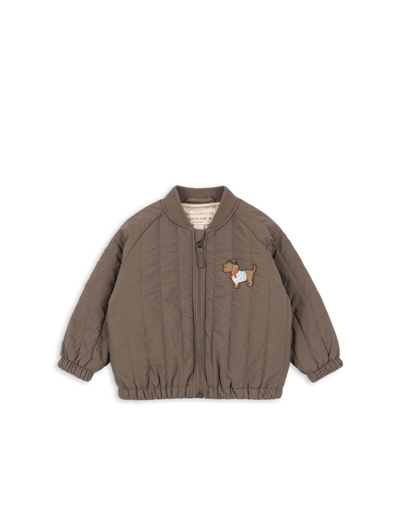 Konges Sløjd Juno Terry Bomber Jacket Walnut